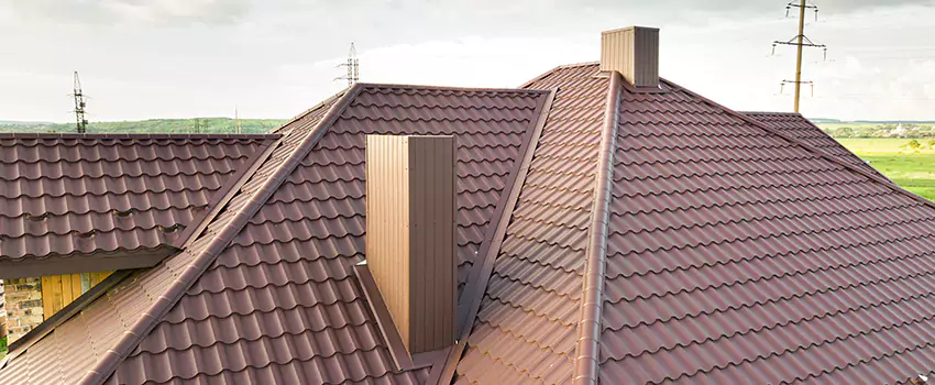 Residential Chimney Flashing Restoration in East Meadow, NY