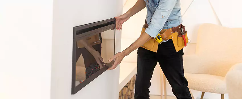 Metal Fireplace Installation in East Meadow, New York