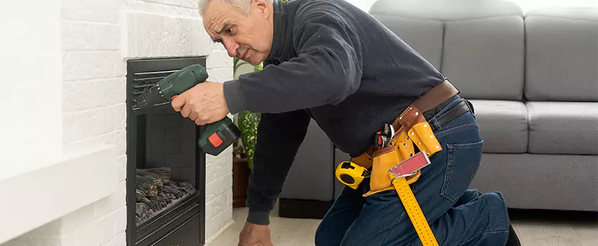 New Indoor Fireplace Installation in East Meadow, New York