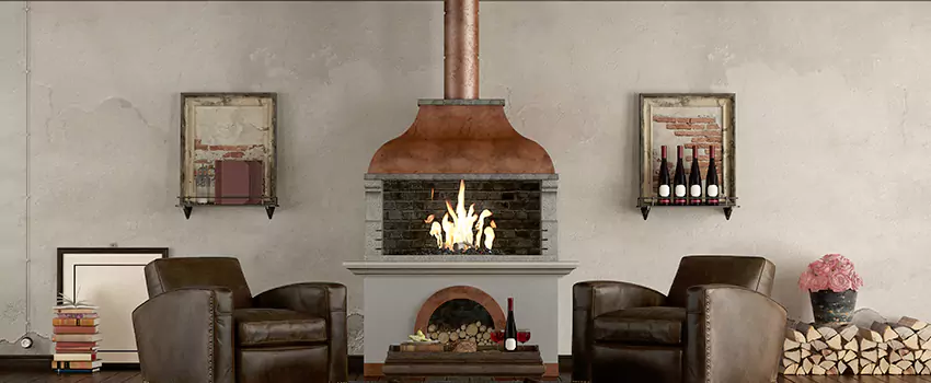 Thelin Hearth Products Providence Pellet Insert Fireplace Installation in East Meadow, NY